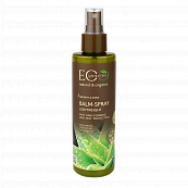 Lightweight balm-spray for easy hair-combing and heat protection
